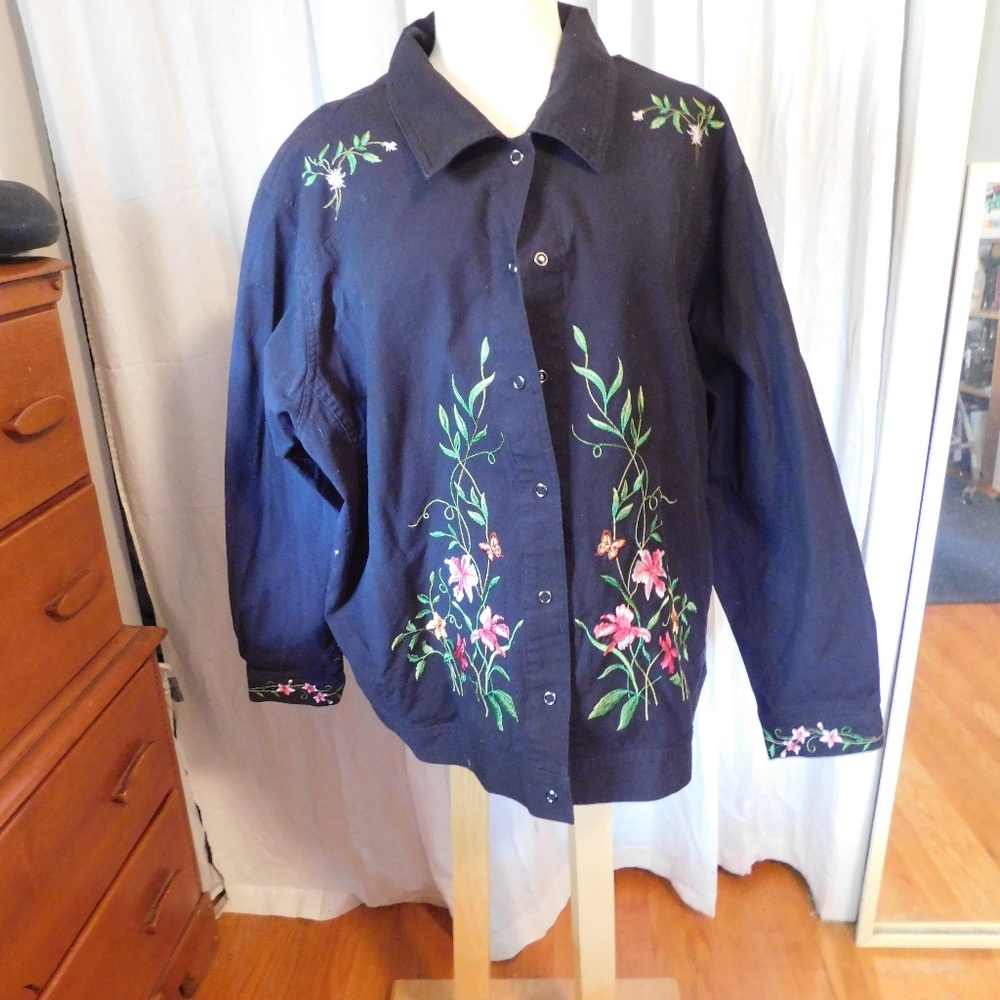 3x Black Jean Jacket Victor Costa Occasion